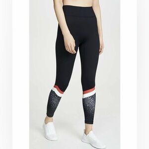 All Access Tour Leggings Black Animal Print Womens Small